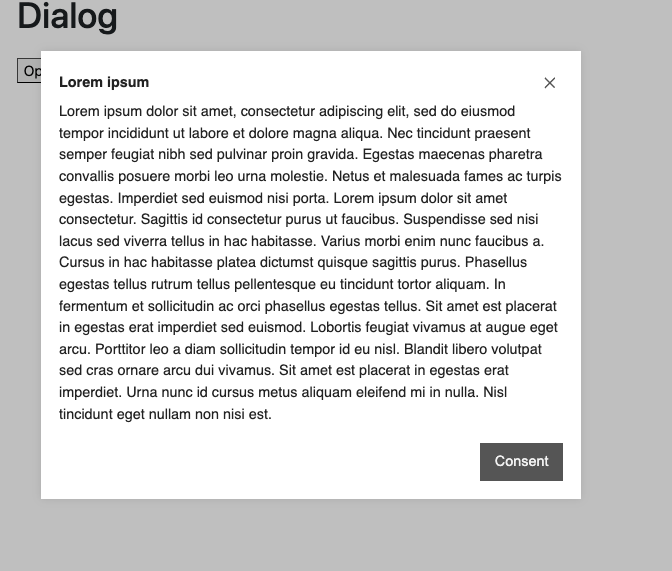 dialog example