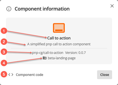 view component info