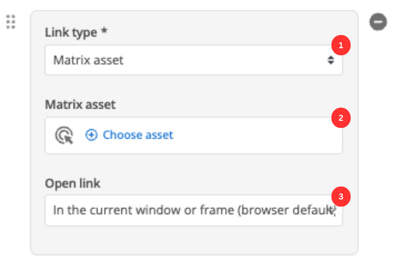 banner secondary link fields