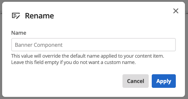 rename dialog