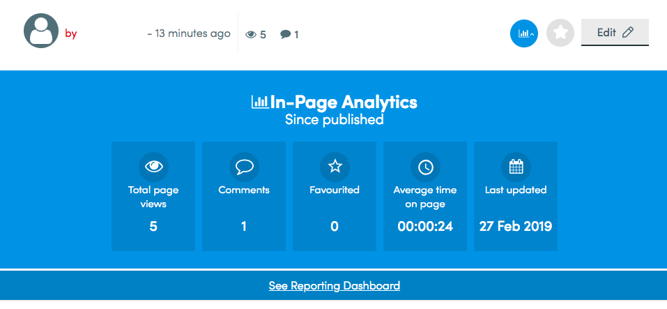 In-Page Analytics